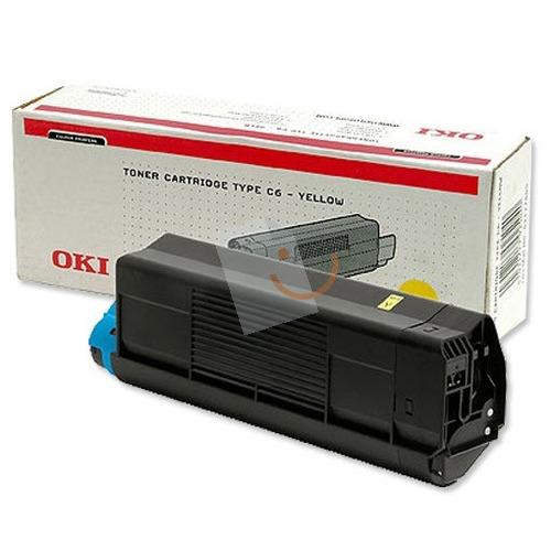 OKI 42127492 C5250 C5540 Yüksek Kapasite Sarı Toner