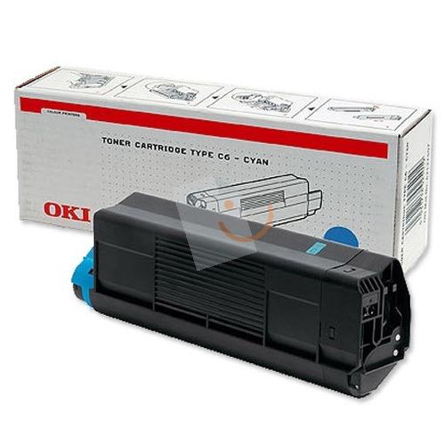 OKI 42127494 C5250 C5540 Yüksek Kapasite Cyan Mavi Toner