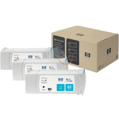 HP 83 C5073A Mavi UV Kartuş 3 Lü Paket DesingJet 5000 5000ps 5500 5500ps