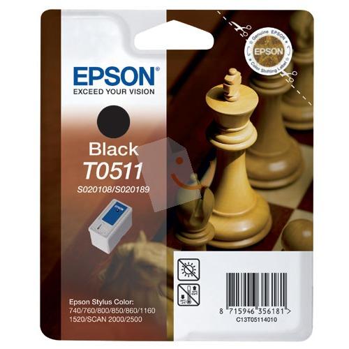 Epson C13T05114020 Siyah Kartuş 1160 800 2000 2500