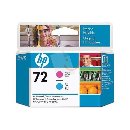 HP 72 C9383A Kırmızı ve Mavi Baskı Kafası Designjet T610 T620 T1100 T1200 T2300