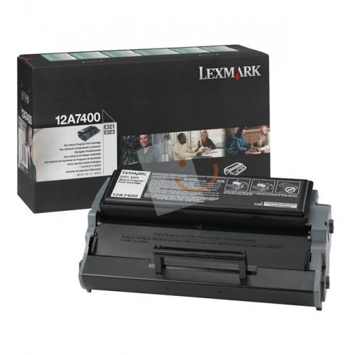 Lexmark 12A7400 Siyah Toner Kartuş E323 E321