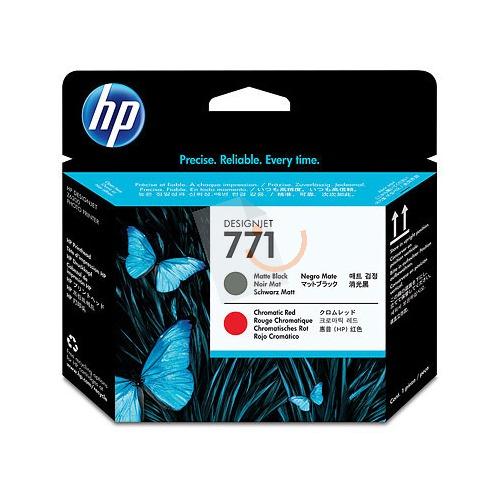 HP 771 CE017A Mat Siyah/Kromatik Kırmızı Designjet Baskı Kafası Z6200