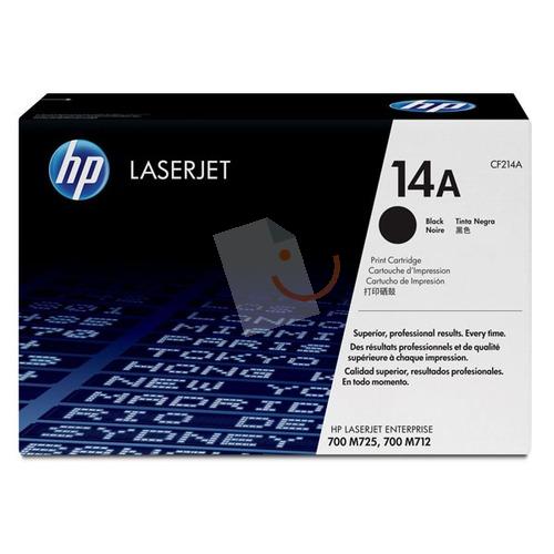 HP CF214A 14A Siyah LaserJet Toner M712 M725