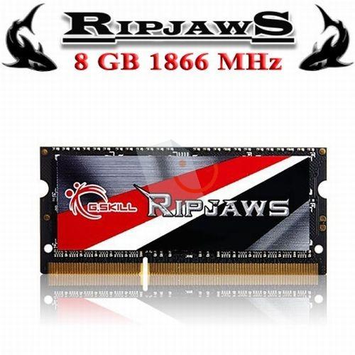 G.SKILL F3-1866C10S-8GRSL Ripjaws 8GB 1866Mhz DDR3 CL10 SODIMM