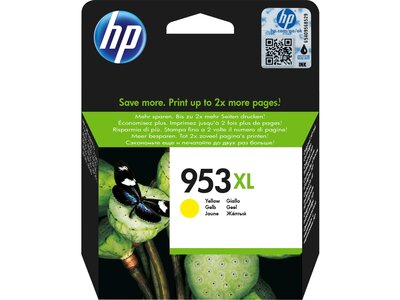HP 953XL Yüksek Kapasiteli Sarı Orijinal Mürekkep Kartuşu
